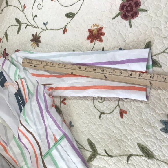 Modcloth NWT S Stripe Cotton-Linen Blazer - Picture 9 of 14